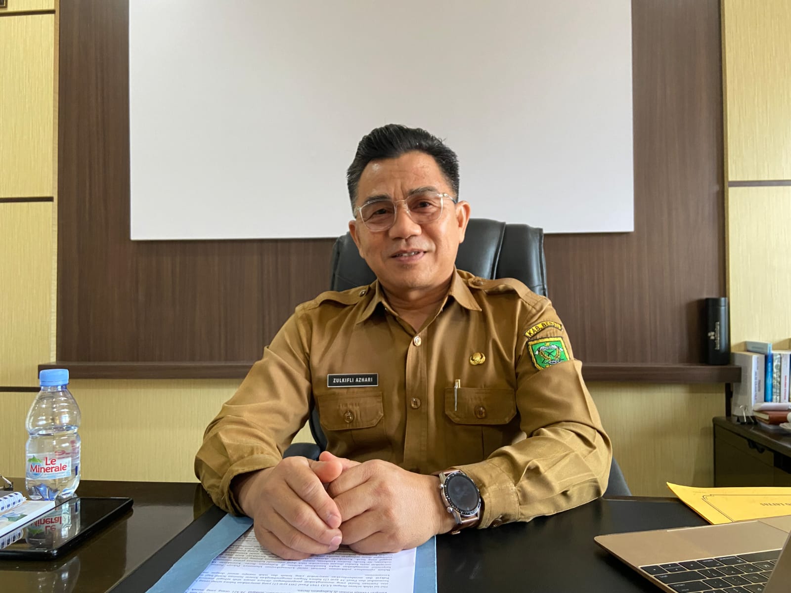 Kepala Disnakertrans, Zulkifli Azhari. (ARTA KUSUMA YUNANDA/BP)