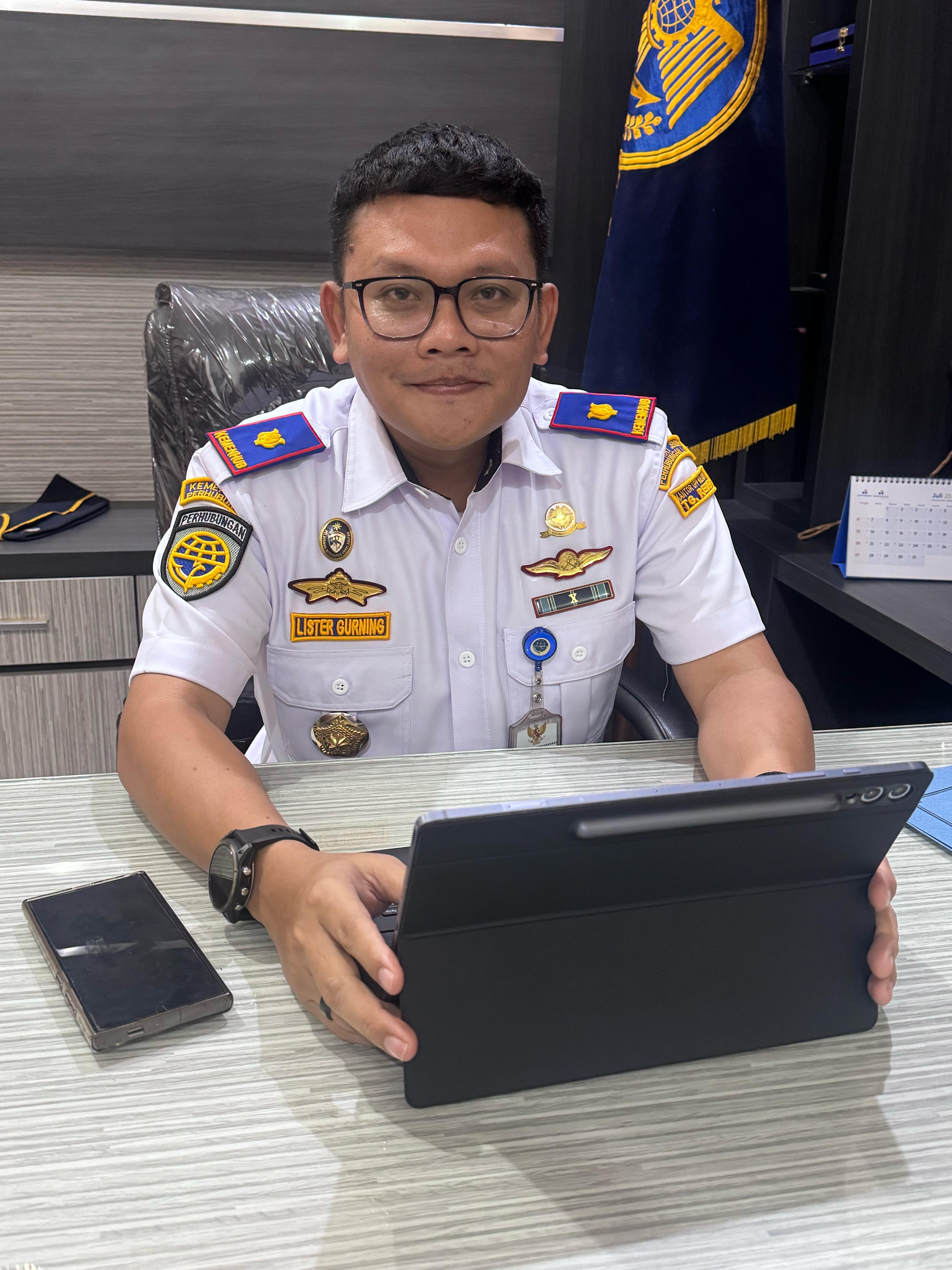 Kepala KUPP Kelas II Tanjung Redeb, Lister Gurning. (DAYAT/BERAU POST)