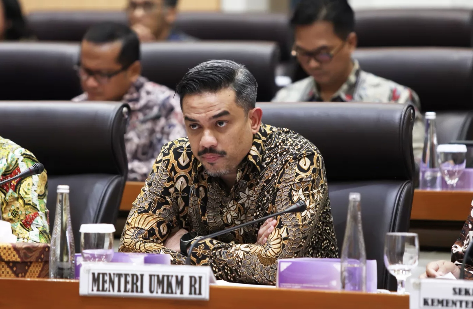 Menteri UMKM (Usaha Mikro, Kecil, dan Menengah) Maman Abdurrahman. (Dery Ridwansah/ JawaPos.com)