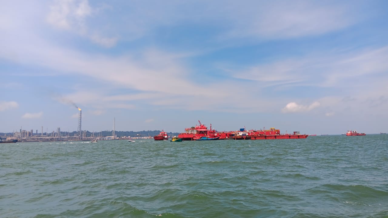 BUKA AKSES: Rencana pembangunan jembatan tol Balikpapan-Penajam di Teluk Balikpapan. (KP)