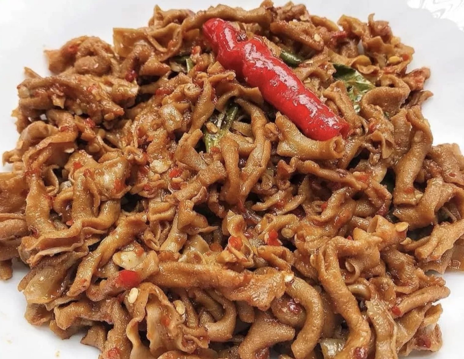 Oseng Usus (Instagram @berbagiresep)
