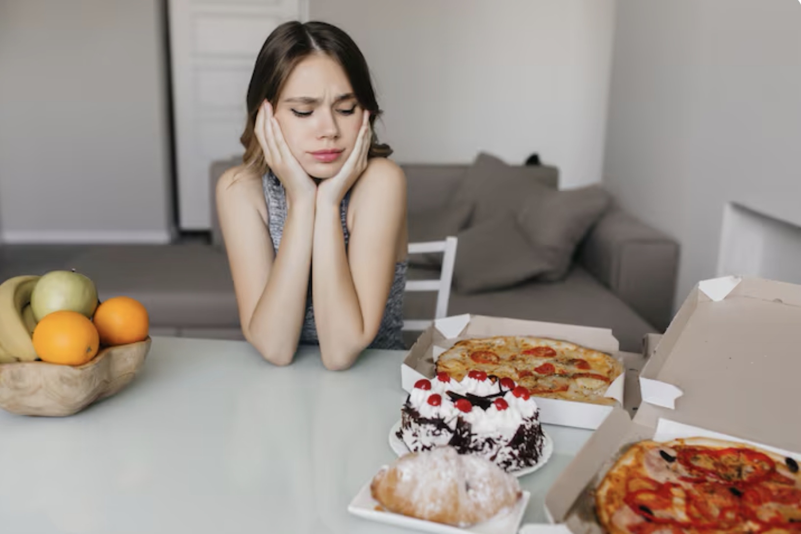 Ilustrasi makanan yang dihindari saat menstuasi. (Freepik)