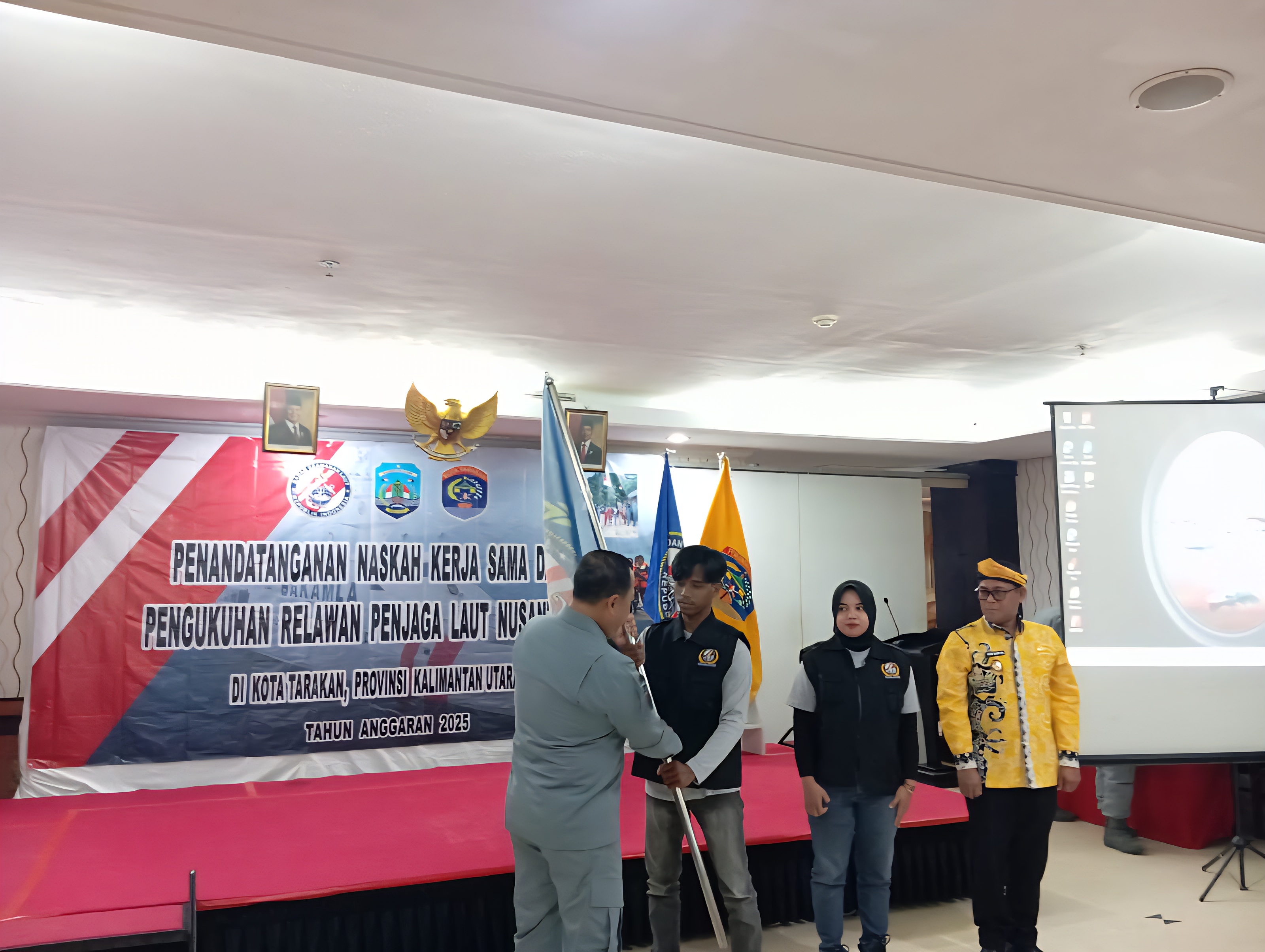 PEMBENTUKAN RAPALA: Bakamla RI bentuk Relawan Penjaga Laut di Tarakan, Kamis (7/8). (SEPTIAN ASMADI/HRK)
