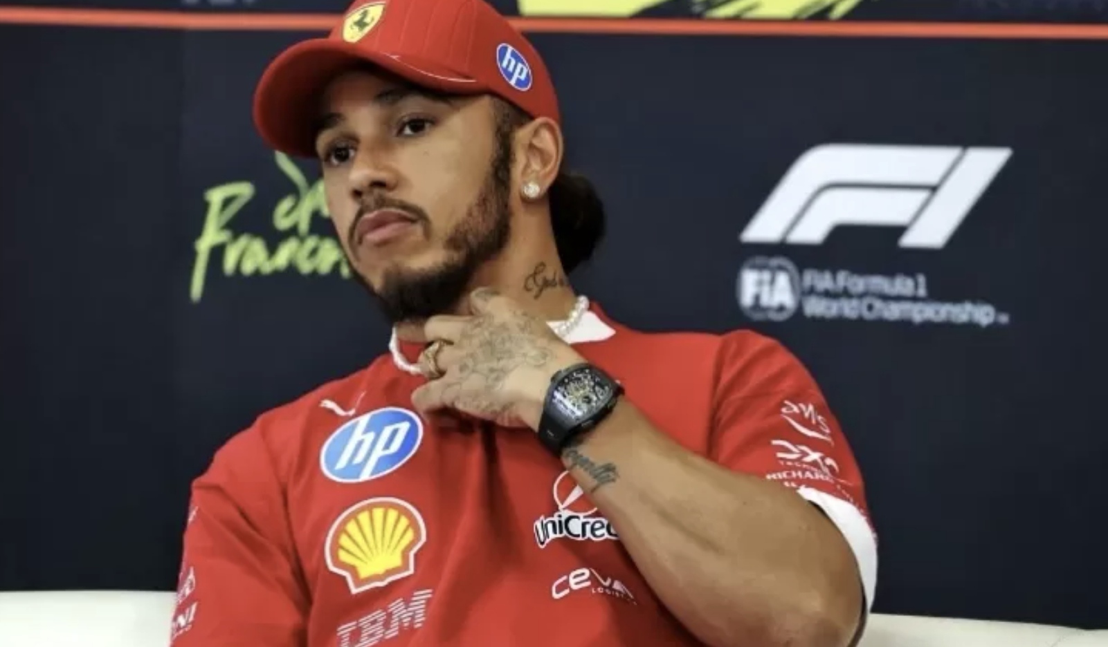 Lewis Hamilton. (Crash)