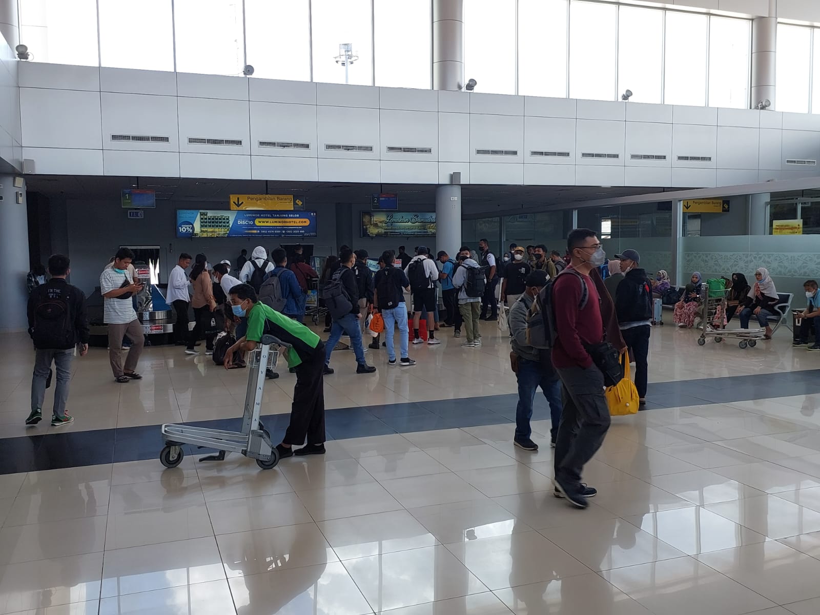BERUBAH STATUS: Bandara Tarakan didorong implementasi percepatan untuk pemenuhan persyaratan menjadi bandara internasional. (HRK)