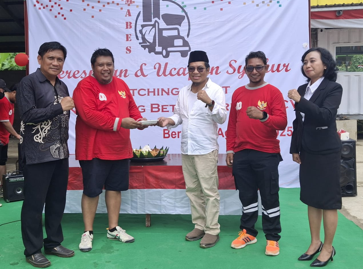 RESMI: CV Mantaruning Beton Perkasa resmikan fasilitas batching plant terbaru miliknya, kemarin. (MARNI/BP)