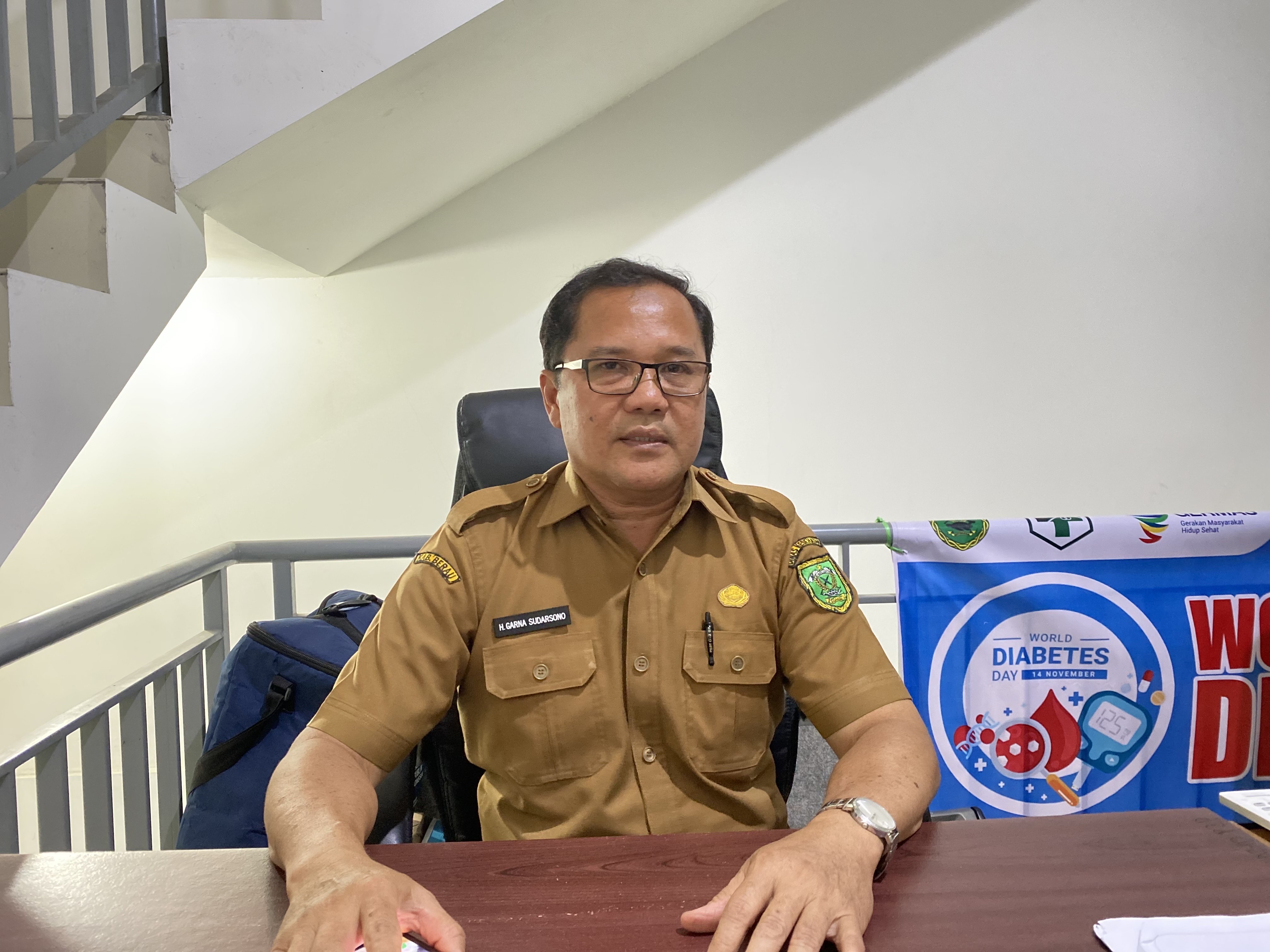 Kabid Pencegahan dan Pengendalian Penyakit (P2P) Dinkes Berau, Garna Sudarsono. (IZZA/BP)