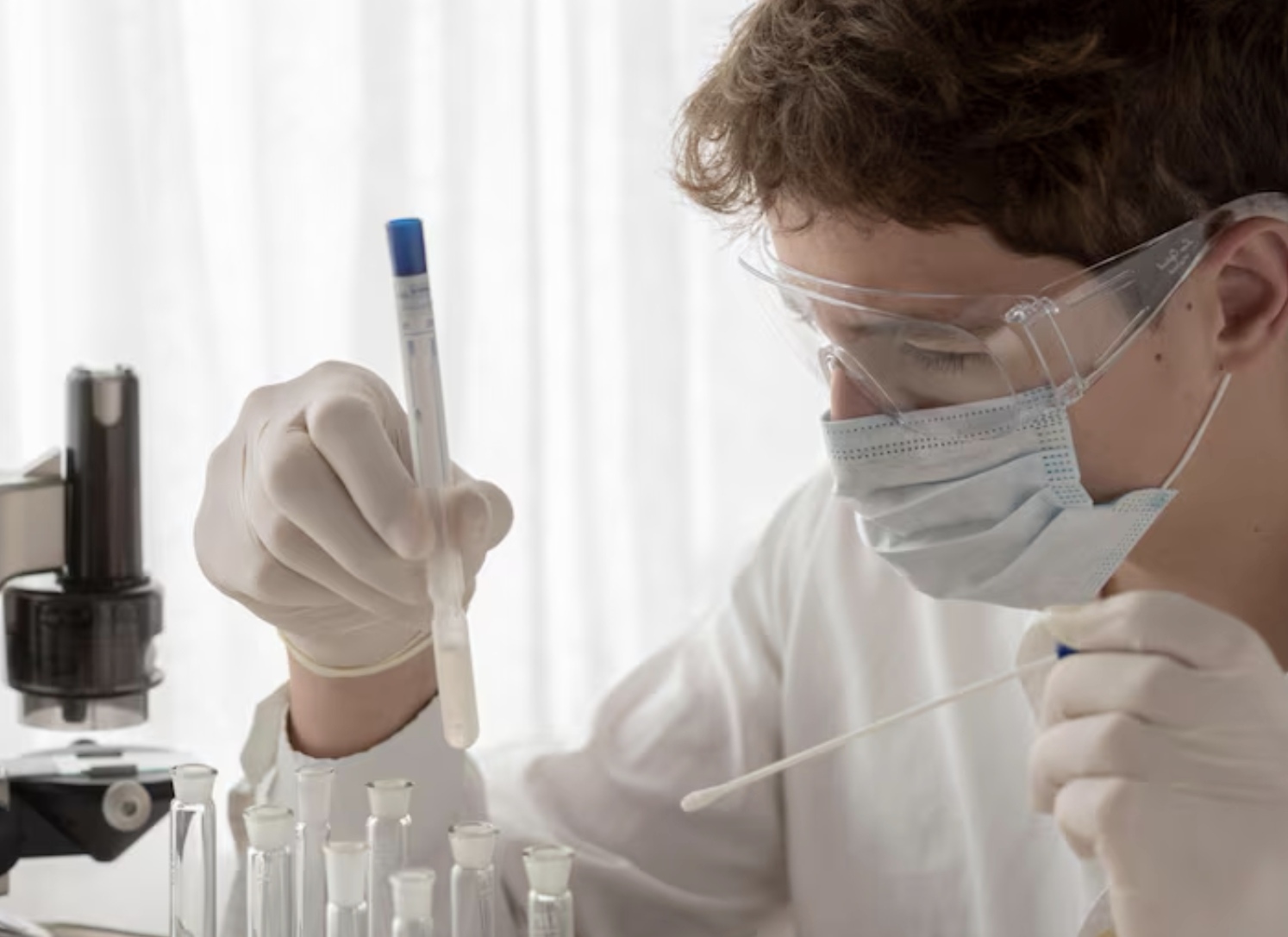 Tes DNA mengungkap informasi genetik yang tersimpan dalam setiap sel tubuh manusia. (Freepik)