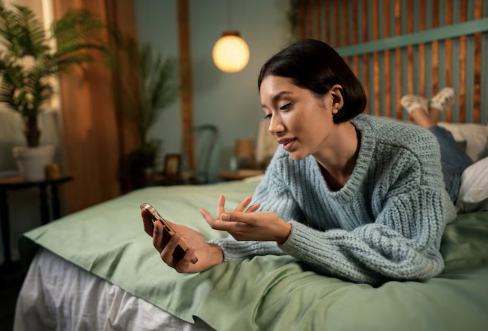 Kebiasaan scroll media sosial tanpa henti terbukti memengaruhi kesehatan mental dan fisik jika tidak dikendalikan (Freepik)