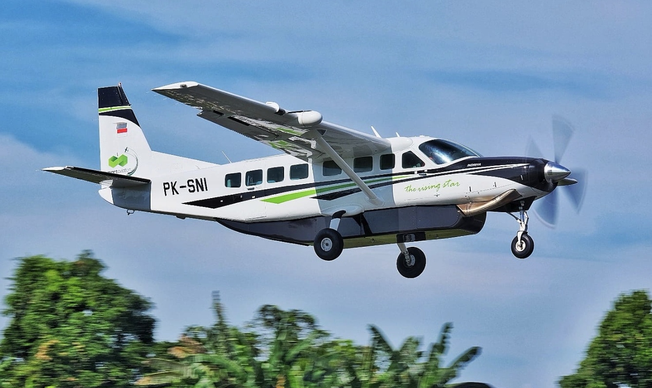 Ilustrasi pesawat Smart Aviation. (Smartaviation.co.id)