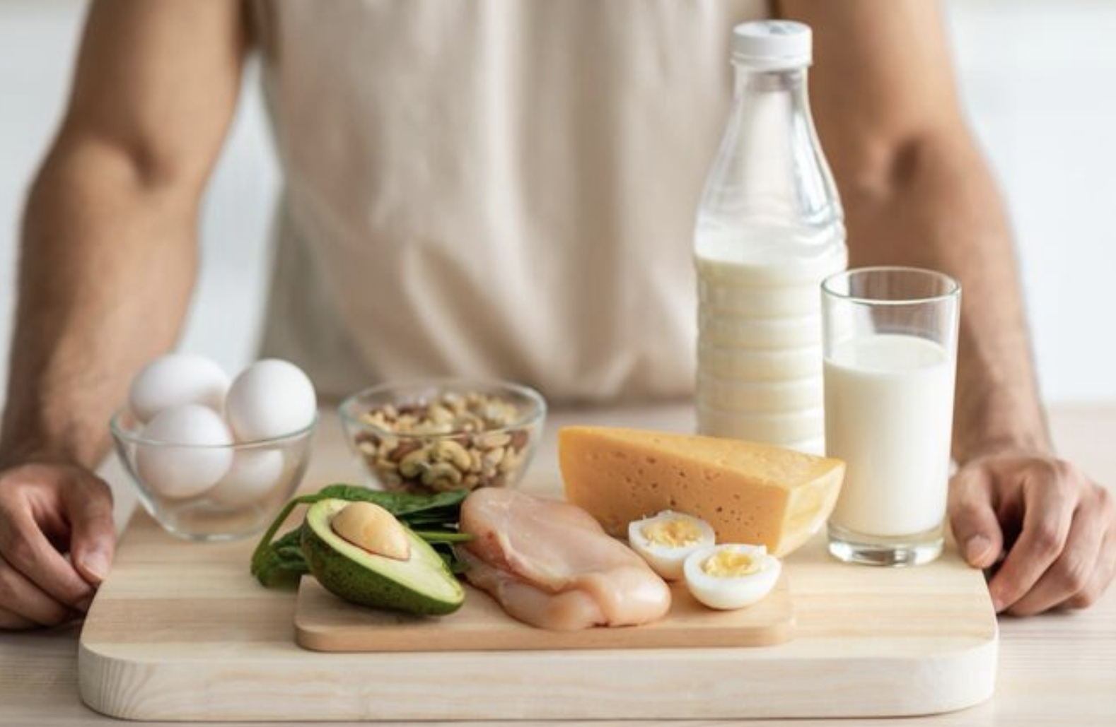 Ilustrasi asupan sumber protein. (Freepik)