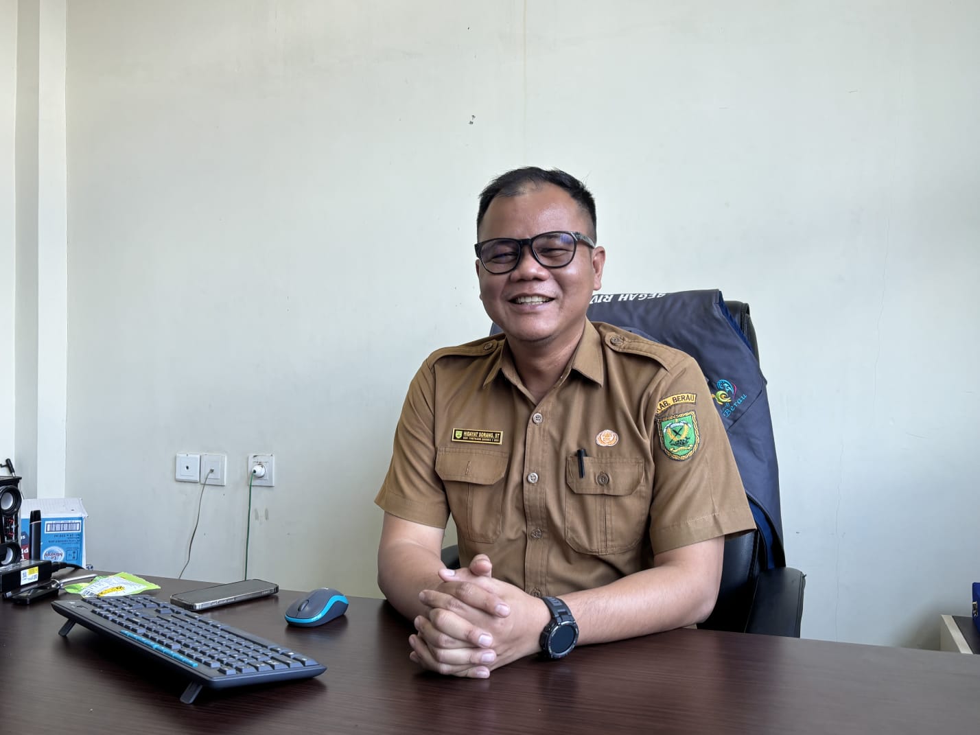 Kepala Bidang Koperasi dan UMKM Diskoperindag Berau, Hidayat Sorang. (IZZA/BP)