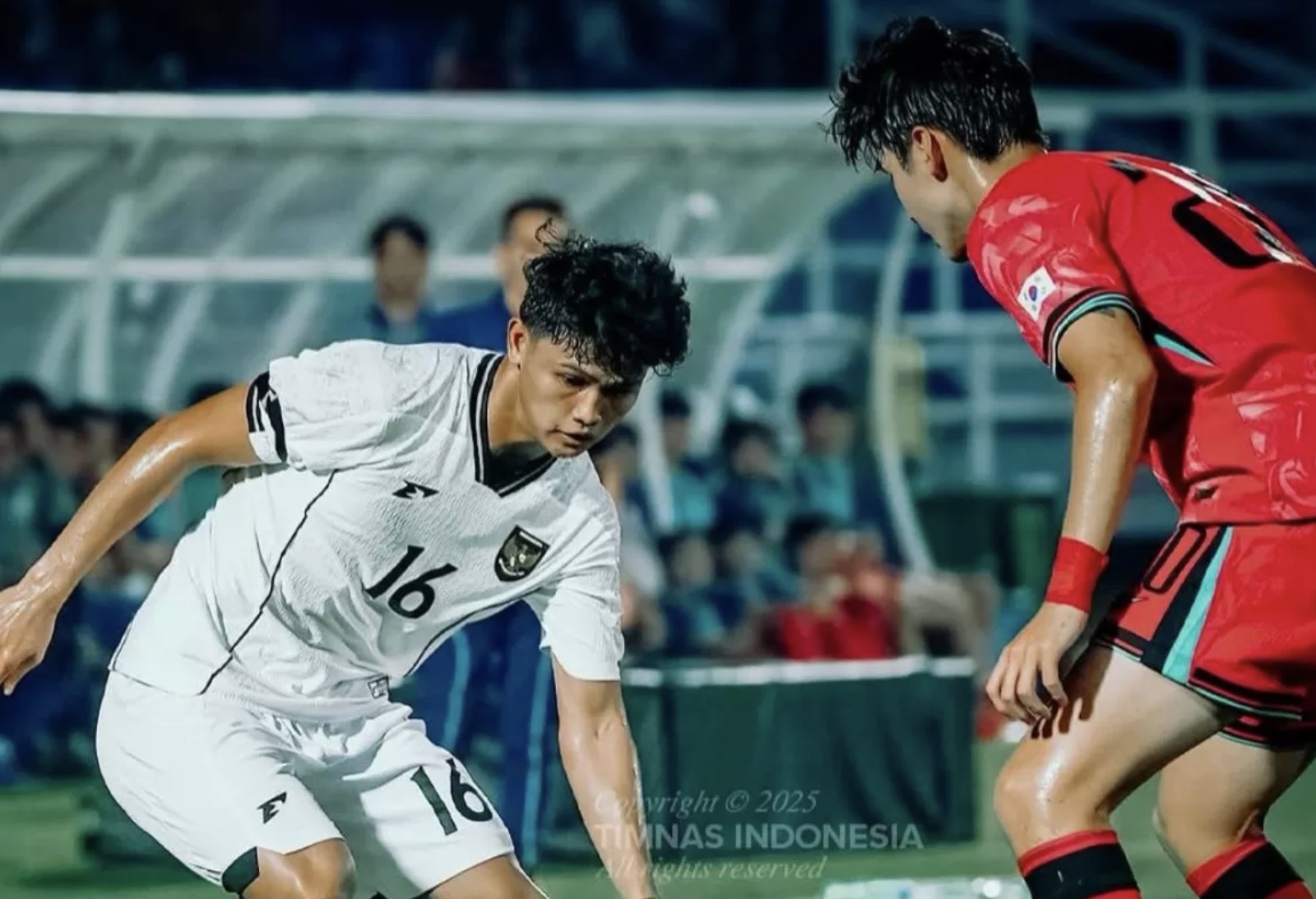 Timnas Indonesia U-23 kalah 0-1 dari Korea Selatan di Kualifikasi AFC U-23 2026, Selasa (9/9). (Timnas Indonesia)