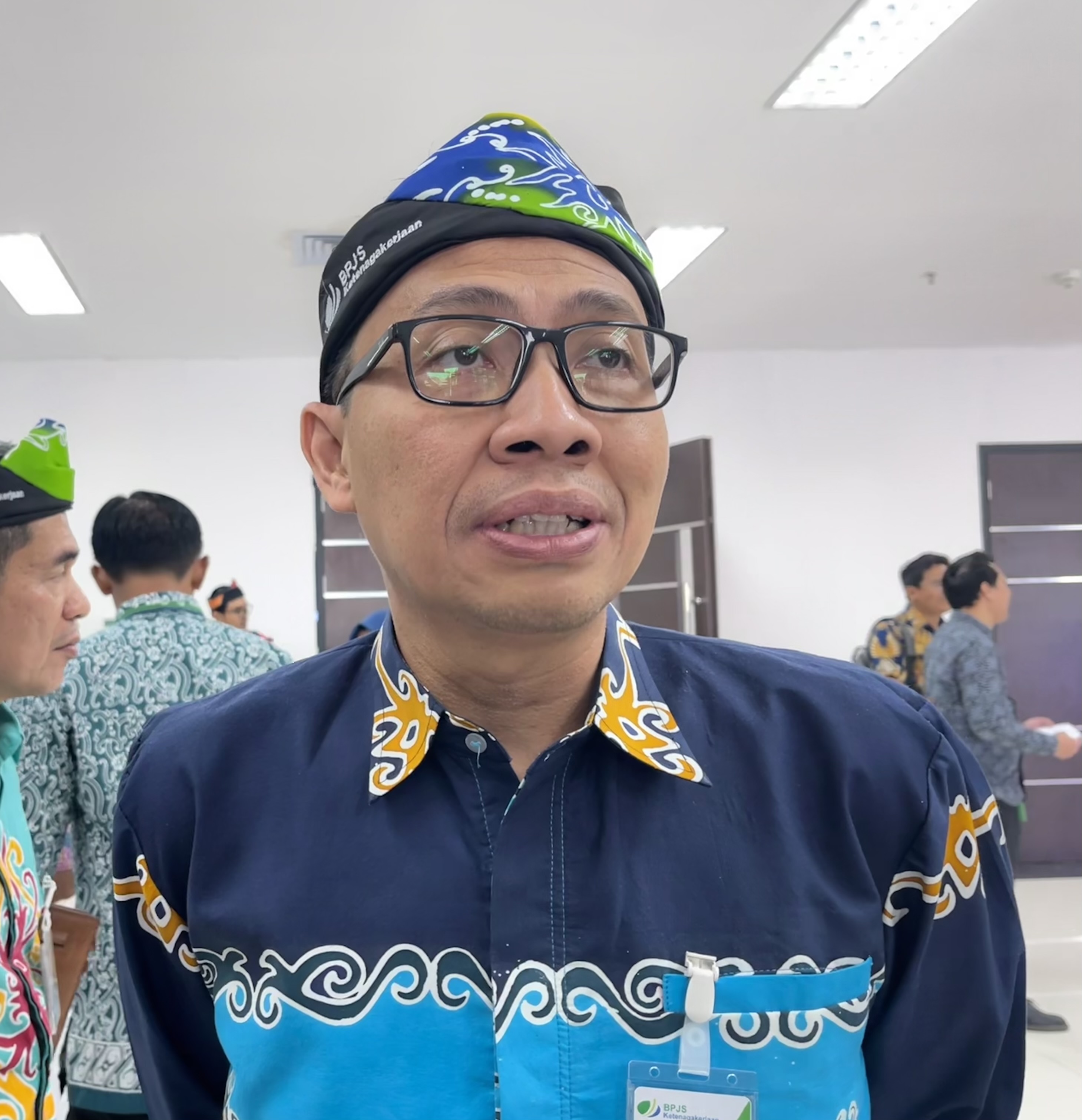 Kepala Kantor Wilayah (KaKanwil) Kalimantan BPJS Ketenagakerjaan Ady Hendratta. (FAISAL/HRK)