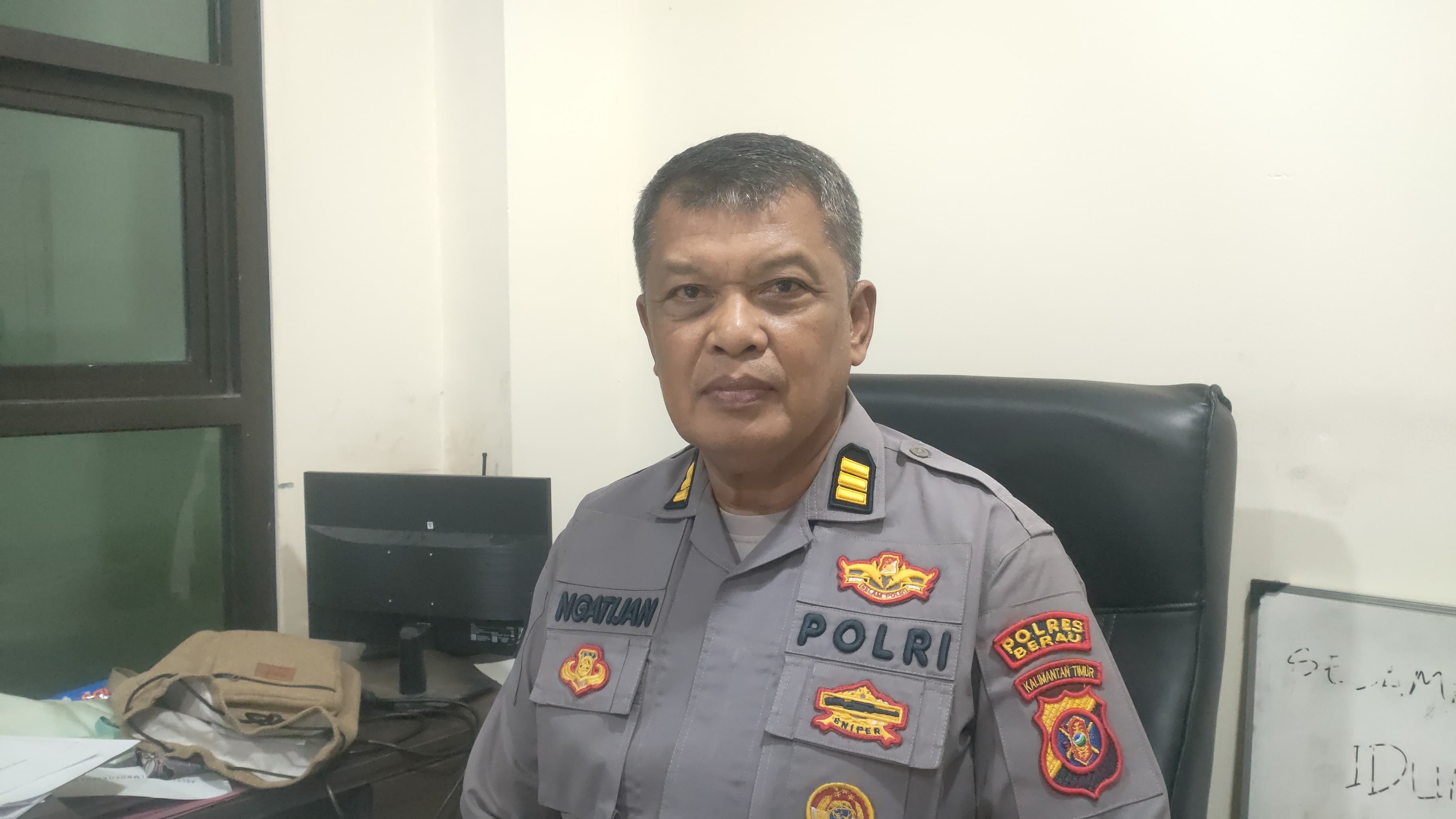 Kasi Humas Polres Berau, AKP Ngatijan. (ARTA KUSUMA YUNANDA/BP)