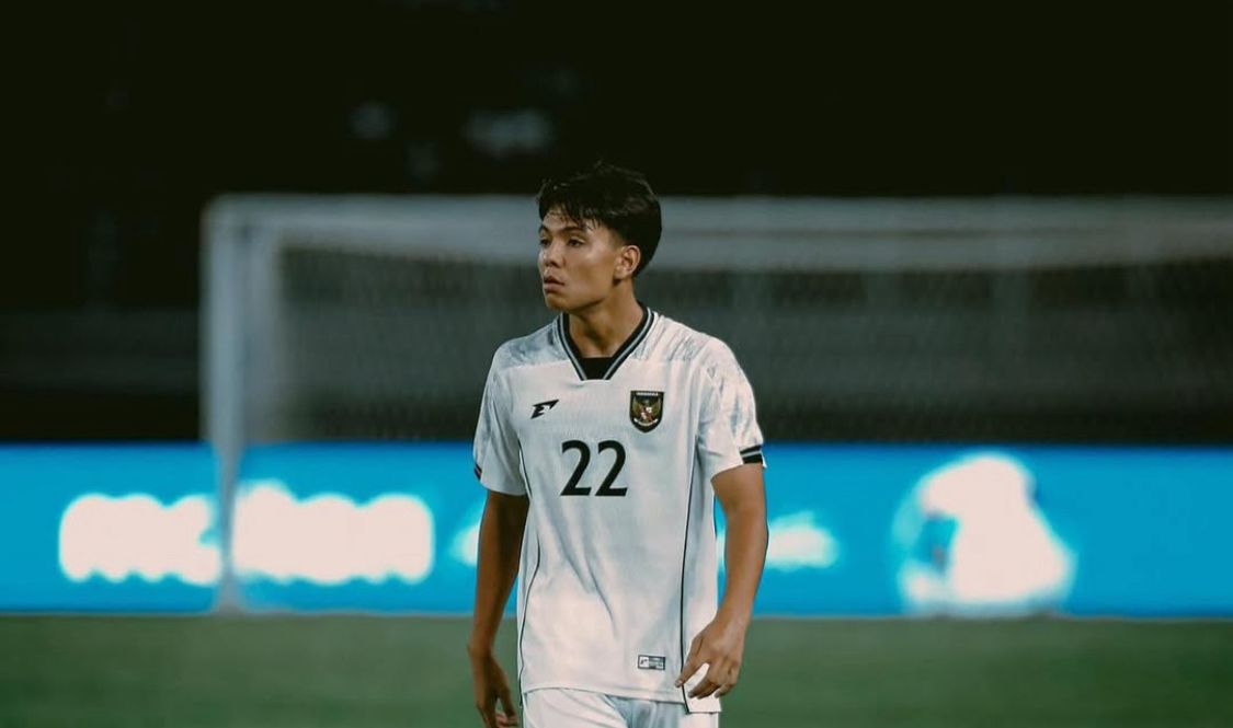 Debut Adrian Wibowo di Timnas Indonesia. (Instagram: @awibowowo77)