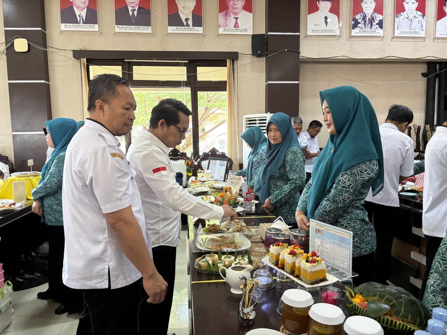 BERKREASI: Festival Pangan Lokal B2SA tingkat Kabupaten tahun 2025 yang dilaksanakan Dinas Pangan Berau, Rabu (24/9). (IZZA/BP)