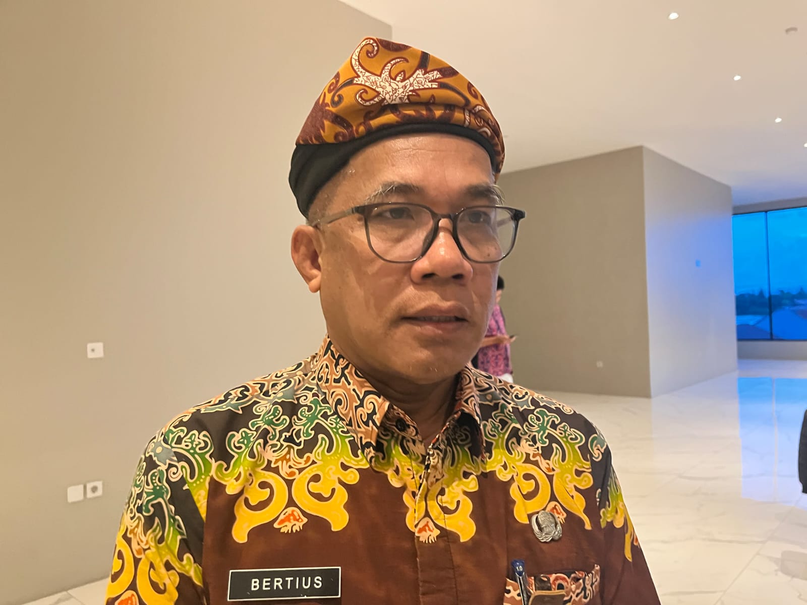 Kepala Bappeda Litbang Kaltara Bertius. (HRK)