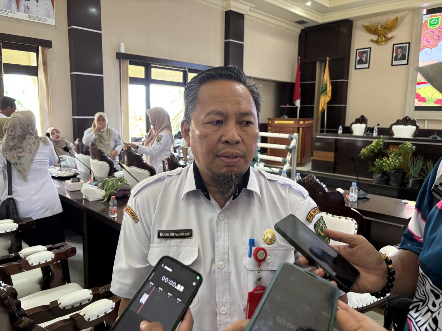 Kepala Dinas Pangan Berau, Rakhmadi Pasarakan. (IZZA/BP)
