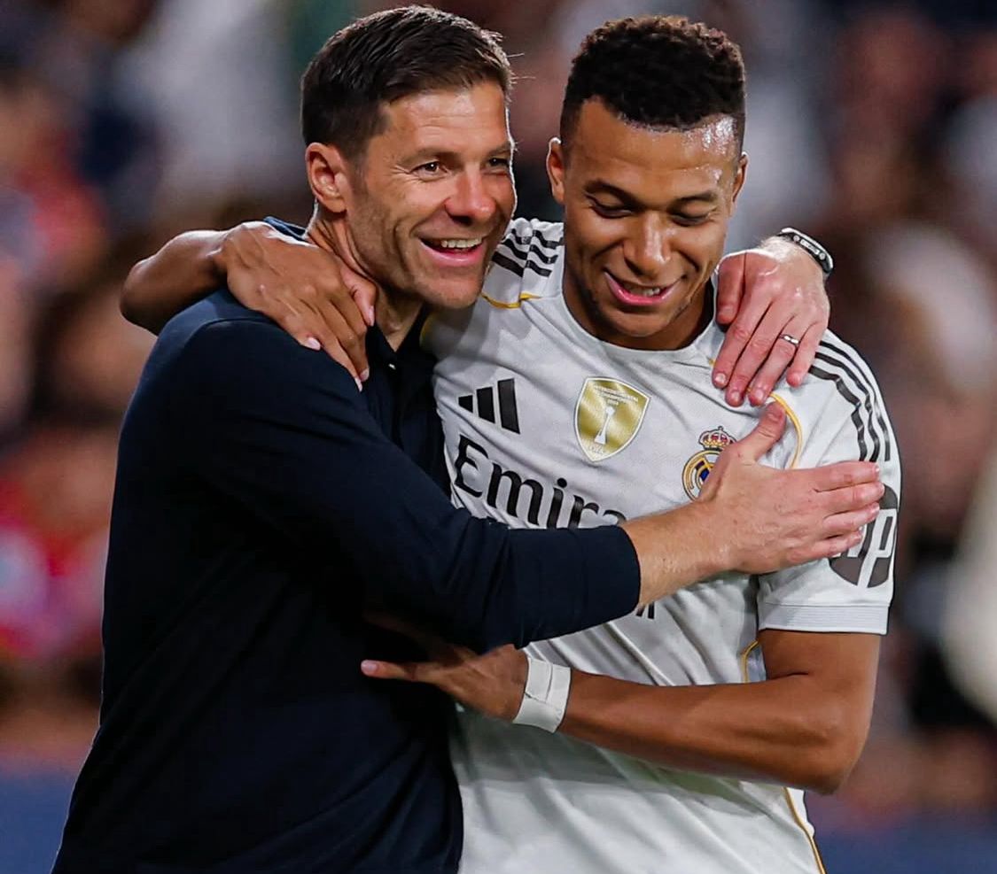 Xabi Alonso pelatih Real Madrid saat bersama Kylian Mbappe (Dok. Real Madrid)