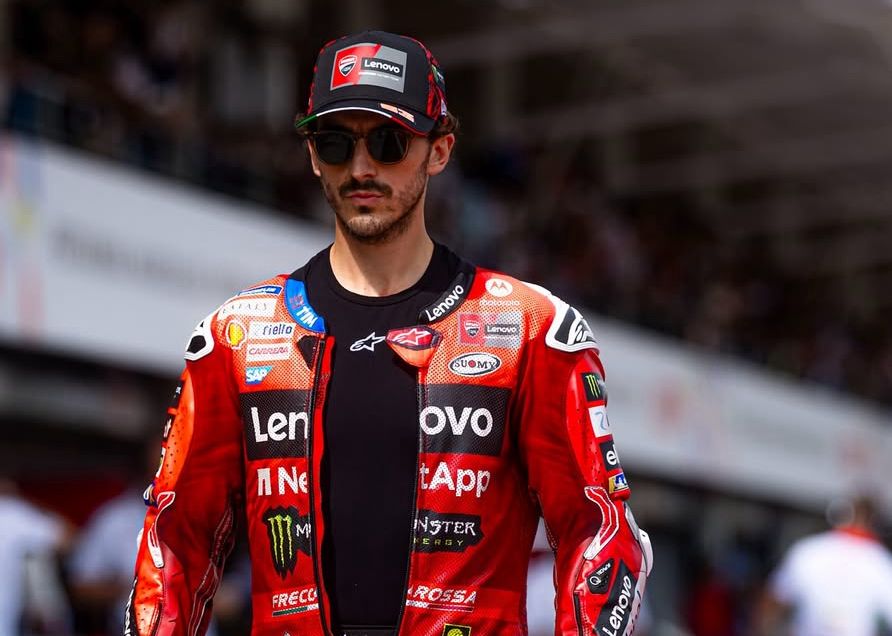 Pecco Bagnaia finis paling buncit di Sprint MotoGP Mandalika 2025. (Instagram @pecco63)