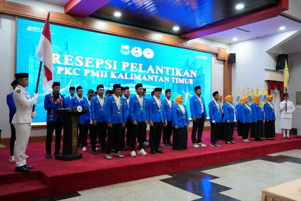 GENERASI EMAS: Dafip Haryanto menghadiri pelantikan Pengurus Koordinator Cabang Pergerakan Mahasiswa Islam Indonesia Kalimantan Timur Masa Khidmat 2025-2027. (DISKOMINFO KUKAR UNTUK BERAU POST)