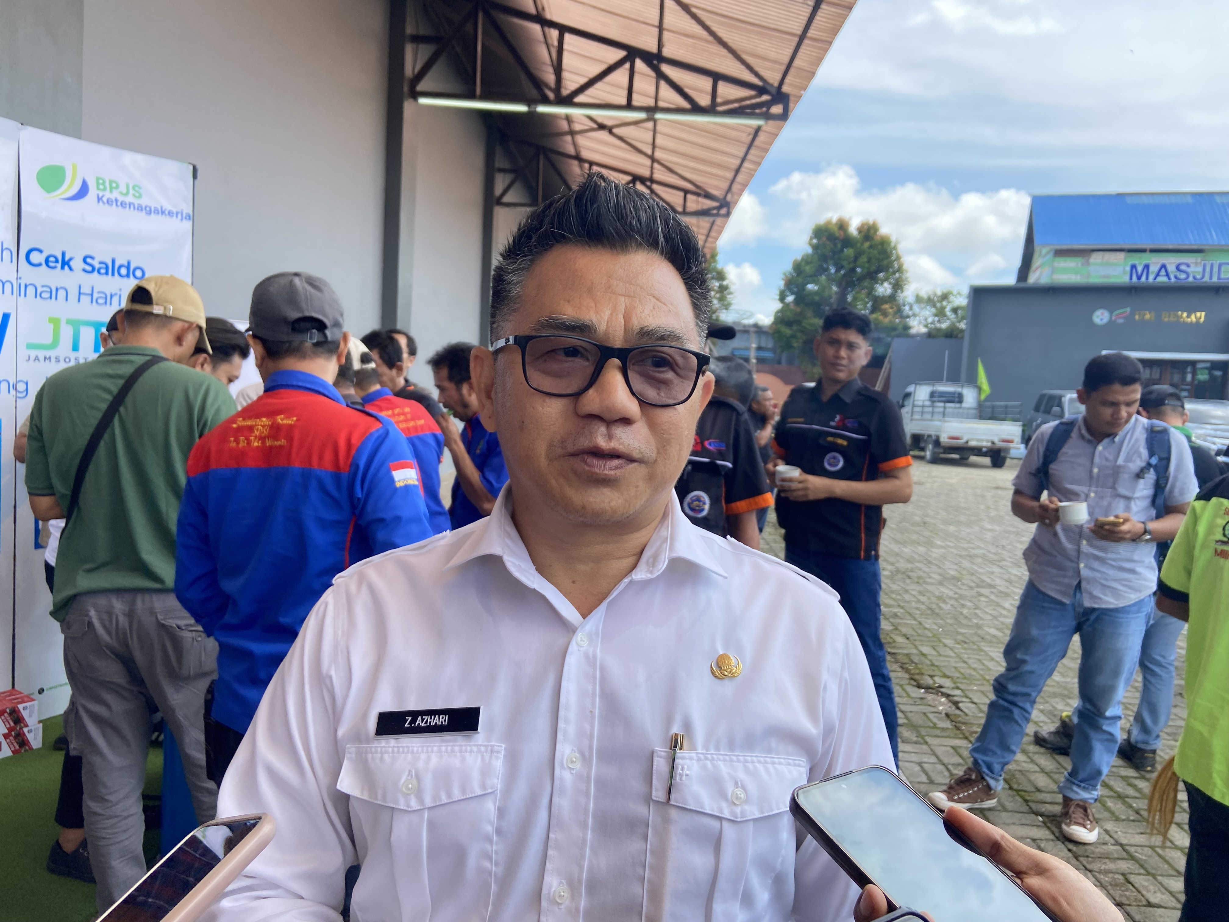 Kepala Disnakertrans Berau, Zulkfli Azhari. (ARTA KUSUMA YUNANDA/BPZULKIFLI AZHARI)