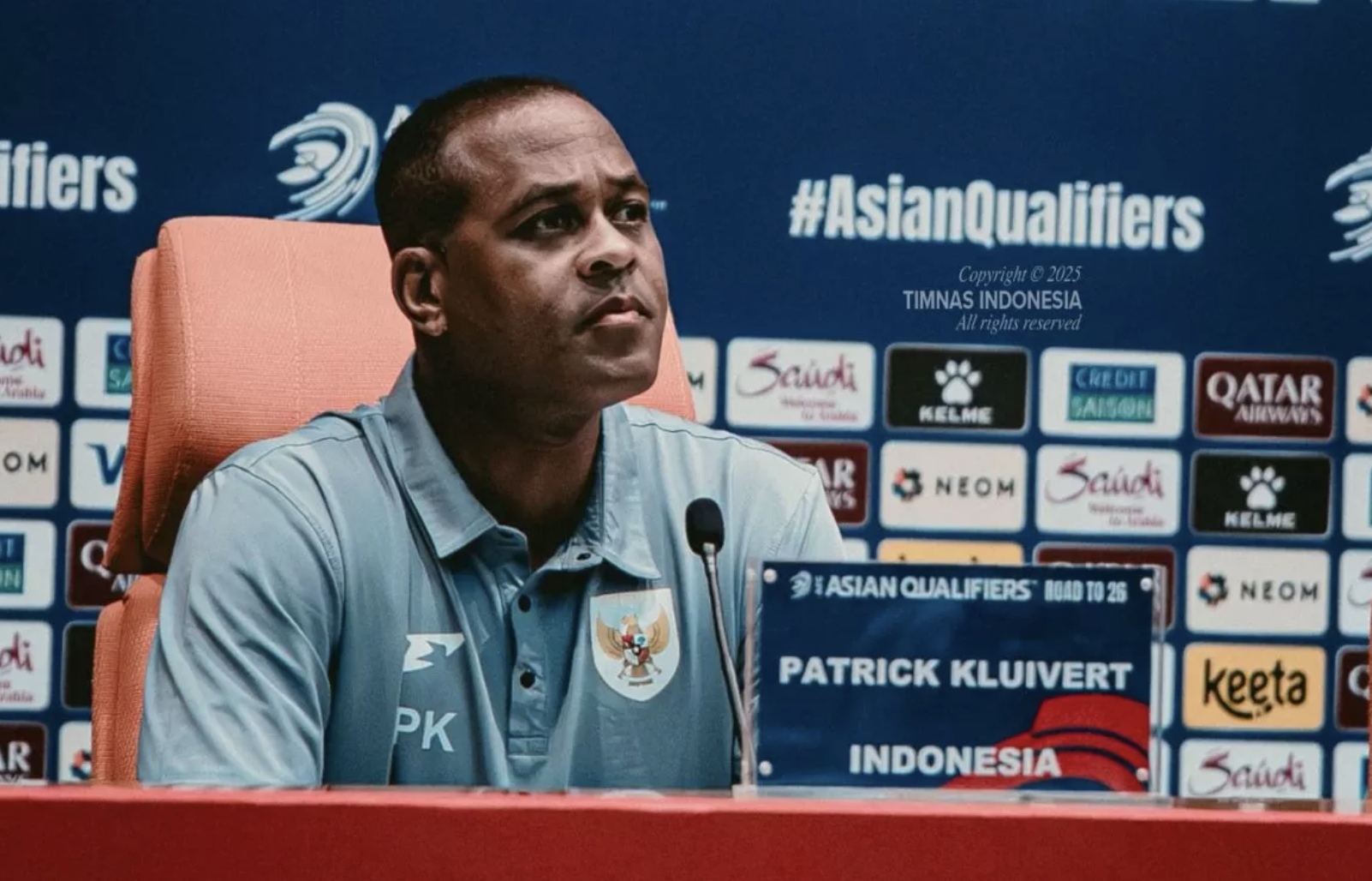 Pelatih Timnas Indonesia Patrick Kluivert. (Timnas Indonesia)