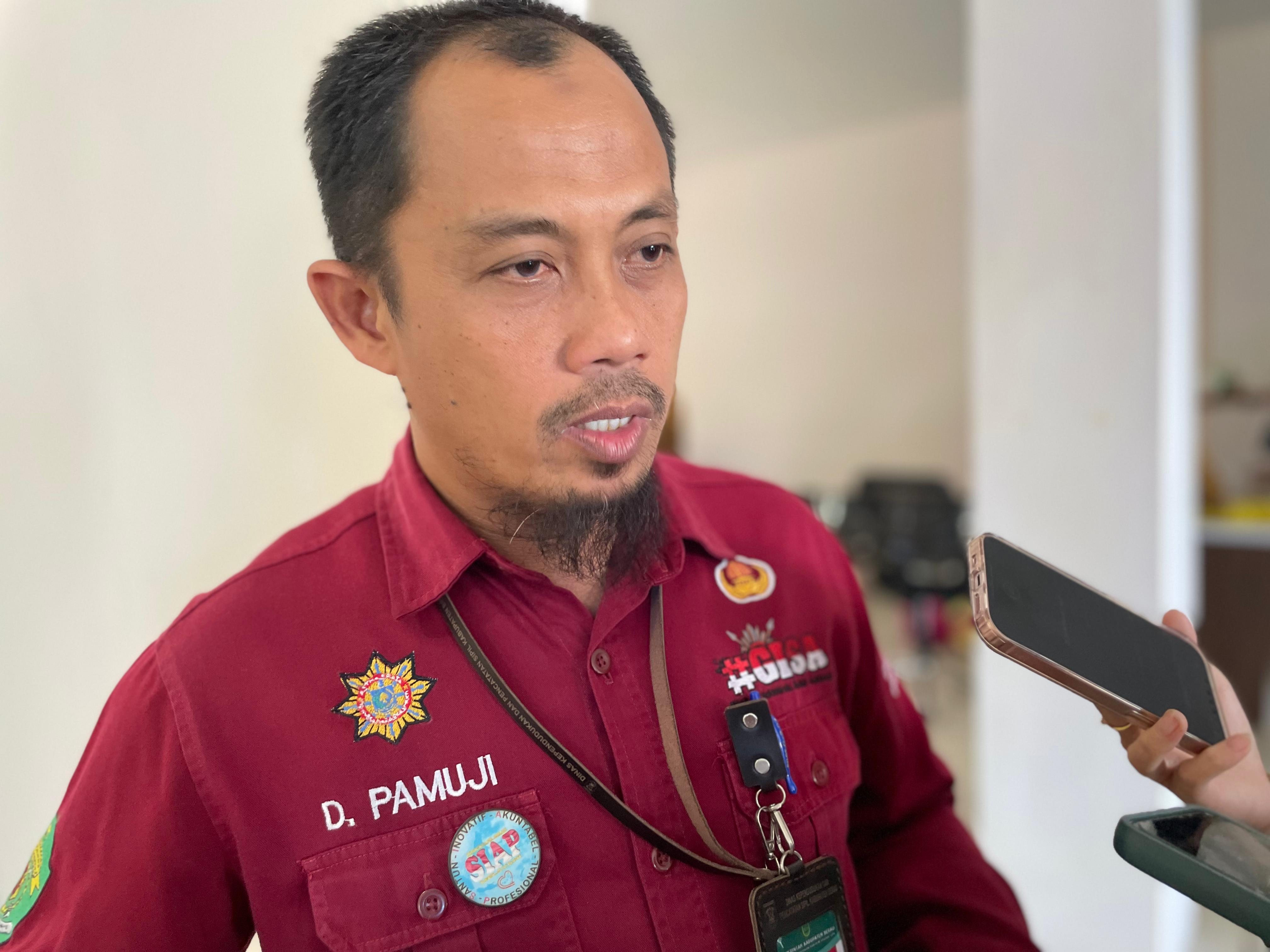 Kepala Disdukcapil Berau, David Pamuji. (SENO/BP)