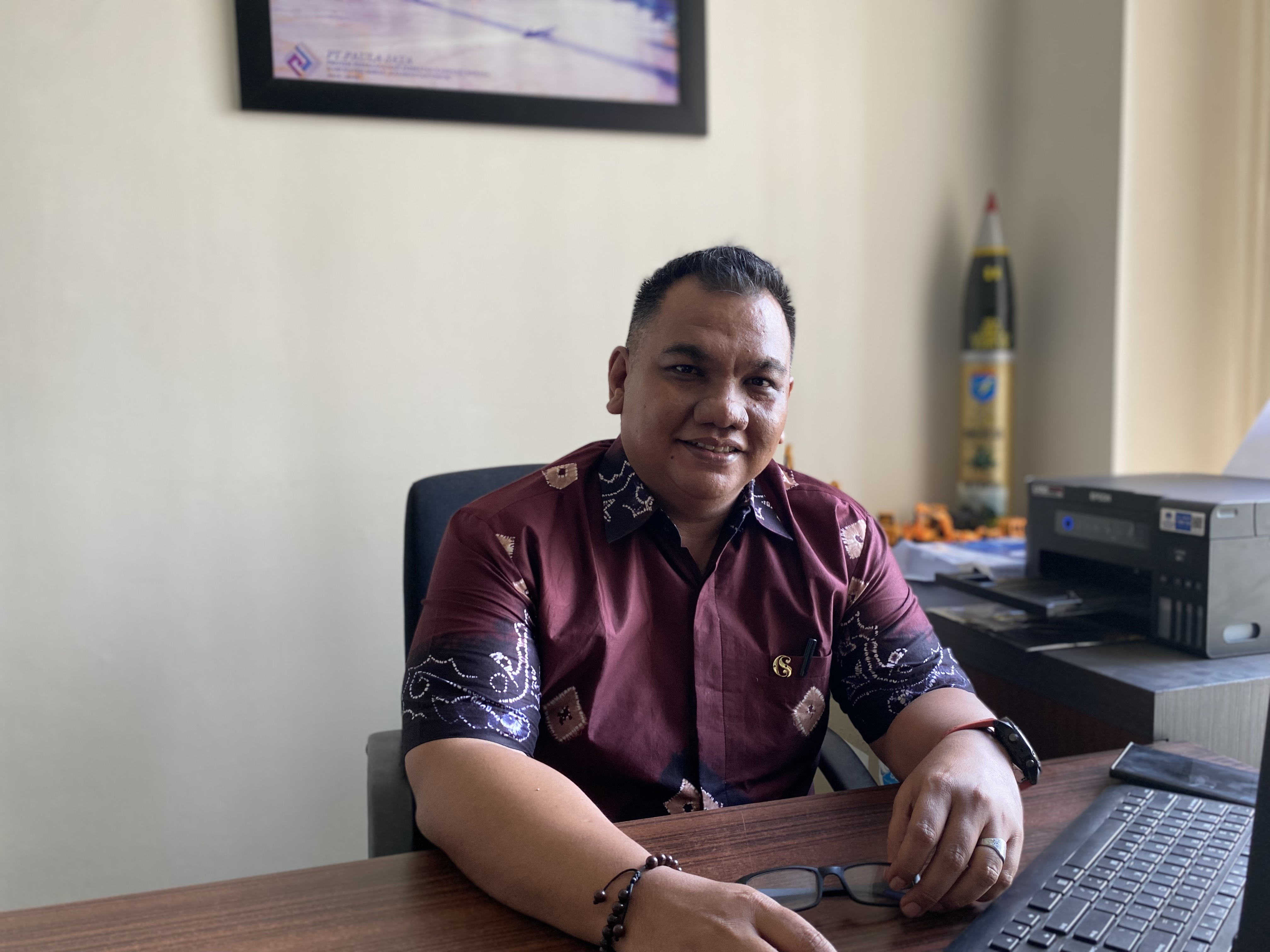 Kepala Bidang Pembangunan Jalan dan Jembatan DPUPR Berau, Benny Sepriady Panjaitan. (SENO/BP)