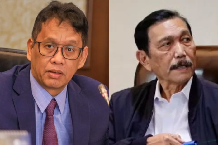 Menyoroti ramainya isu perselisihan Menkeu Purbaya Yudhi Sadewa dengan Ketua DEN, Luhut Pandjaitan. (Instagram.com / @purbayayudhi_official - @luhut.pandjaitan)