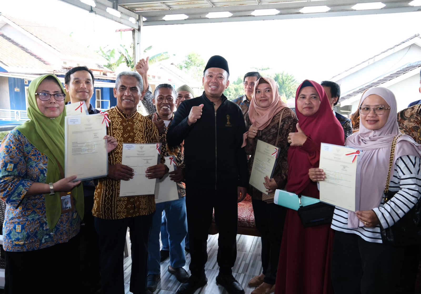 PERTUMBUHAN EKONOMI: Porgam pendaftaran tanah dimanfaatkan masyarakat untuk mandaftarkan asetnya sehingga berdampak langsung pada pertumbuhan ekonomi. (ATR/BPN UNTUK BERAU POST)