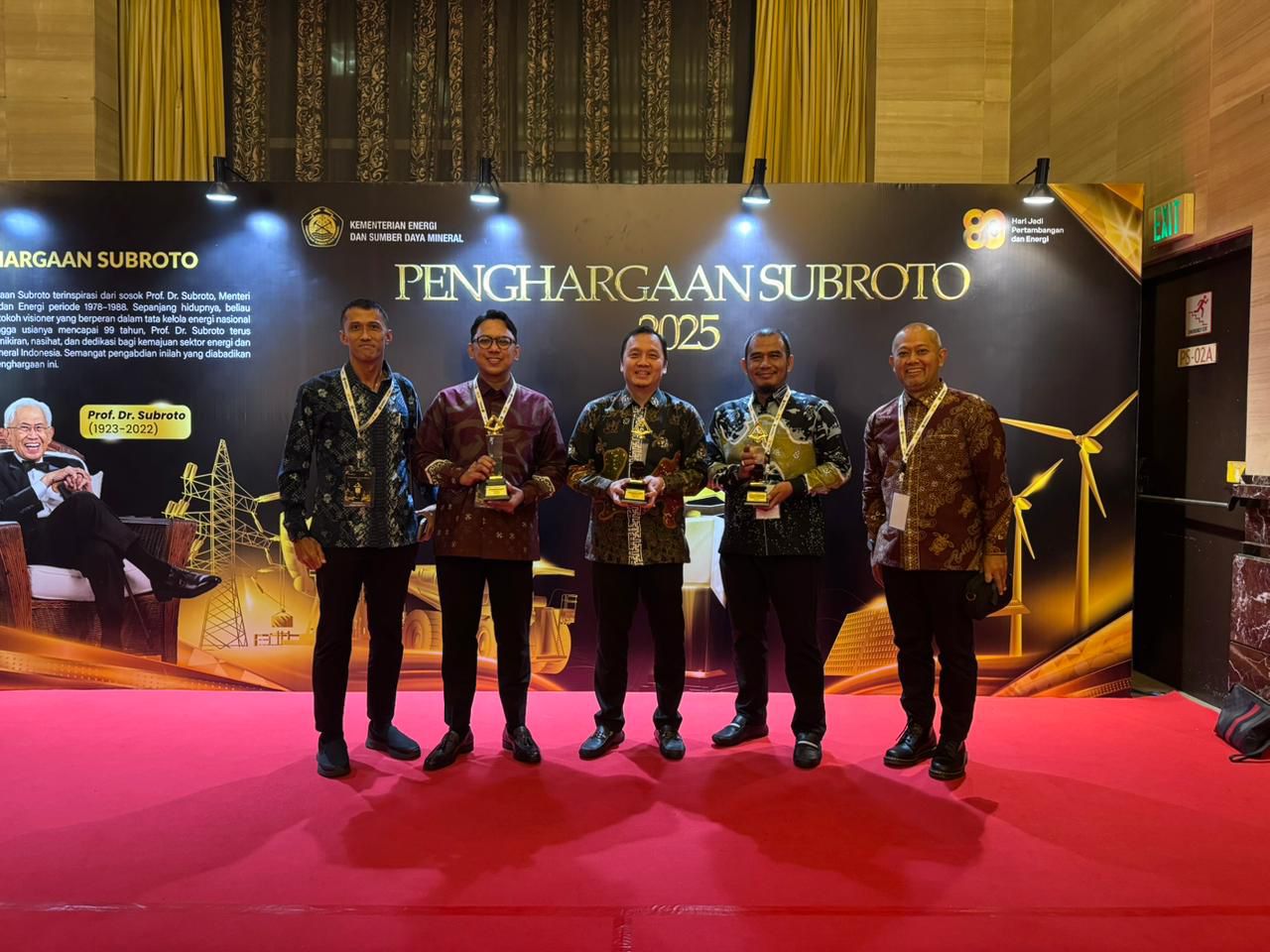 DIGANJAR TIGA PENGHARGAAN: PT Berau Caol mendapatkan tiga gelar di ajang Penghargaan Subroto 2025. (PT BERAU COAL UNTUK BERAU POST)