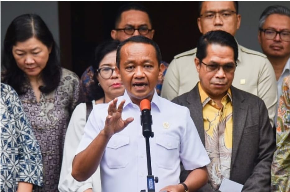 Menteri ESDM, Bahlil Lahadalia sindir SPBU swasta soal campuran etanol di bensin. (Instagram/kesdm)