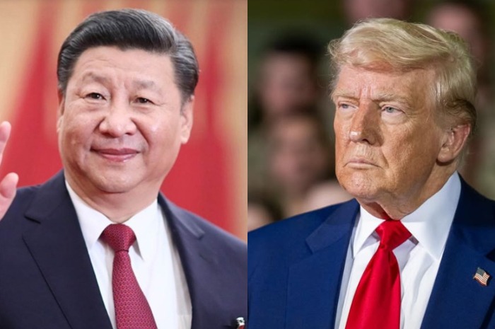 Menyoroti pertemuan Presiden AS, Donald Trump dan Presiden China, Xi Jinping di tengah situasi perang tarif dagang. (Instagram.com / @realdonaldtrump - @xi_jinping_)