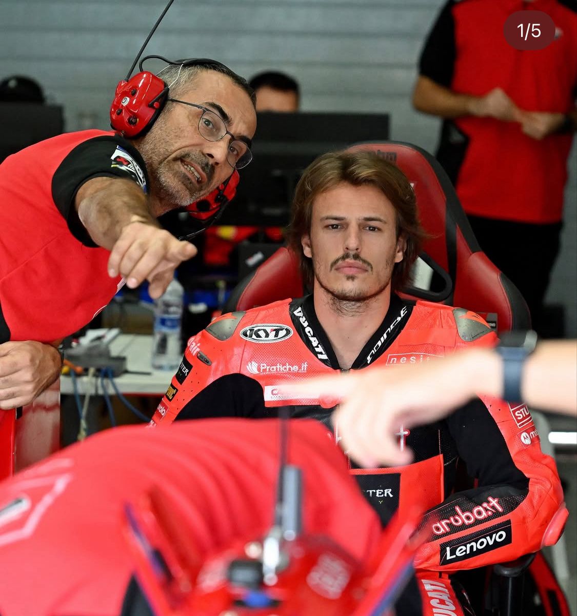 Nicolo Bulega saat menjalani debutnya bersama Ducati. (Instagram: @ducaticorse)