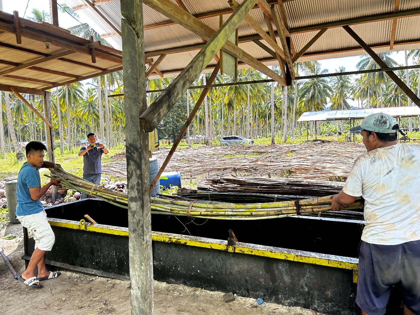 SIAP EKSPOR: Potensi rotan di Kampung Teluk Sumbang akan dipasarkan hingga ke luar negeri dalam bentuk produk jadi untuk dapat meningkatkan nilai tambah. (BERAU POST)