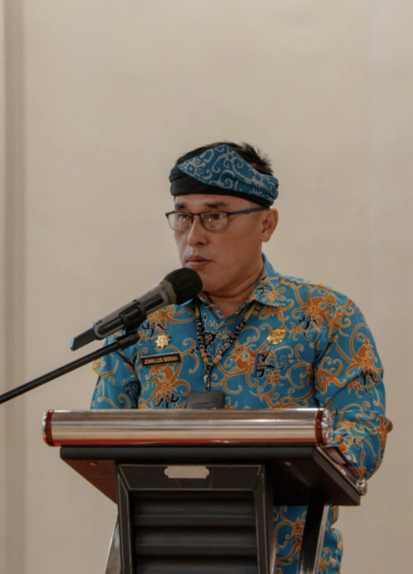 Kepala Kesbangpol Kaltara, Jonilius. (HRK)