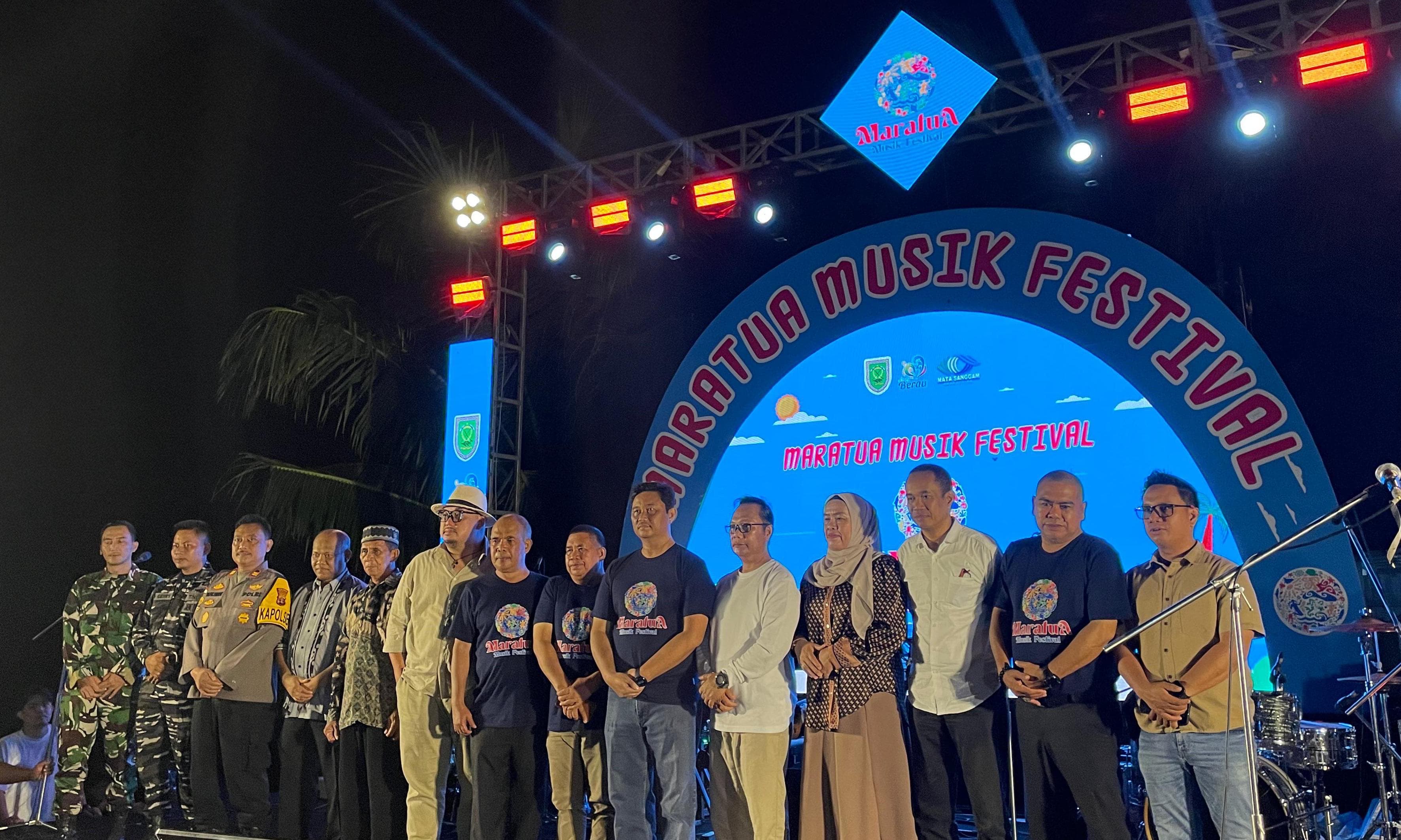 FESTIVAL MUSIK: Tahun ini Disbudpar Berau mencoba pandataan kunjungan event dengan lebih akurat menggunakan sistem sensor dan pengisian barcode sukarela. (ISTIMEWA)