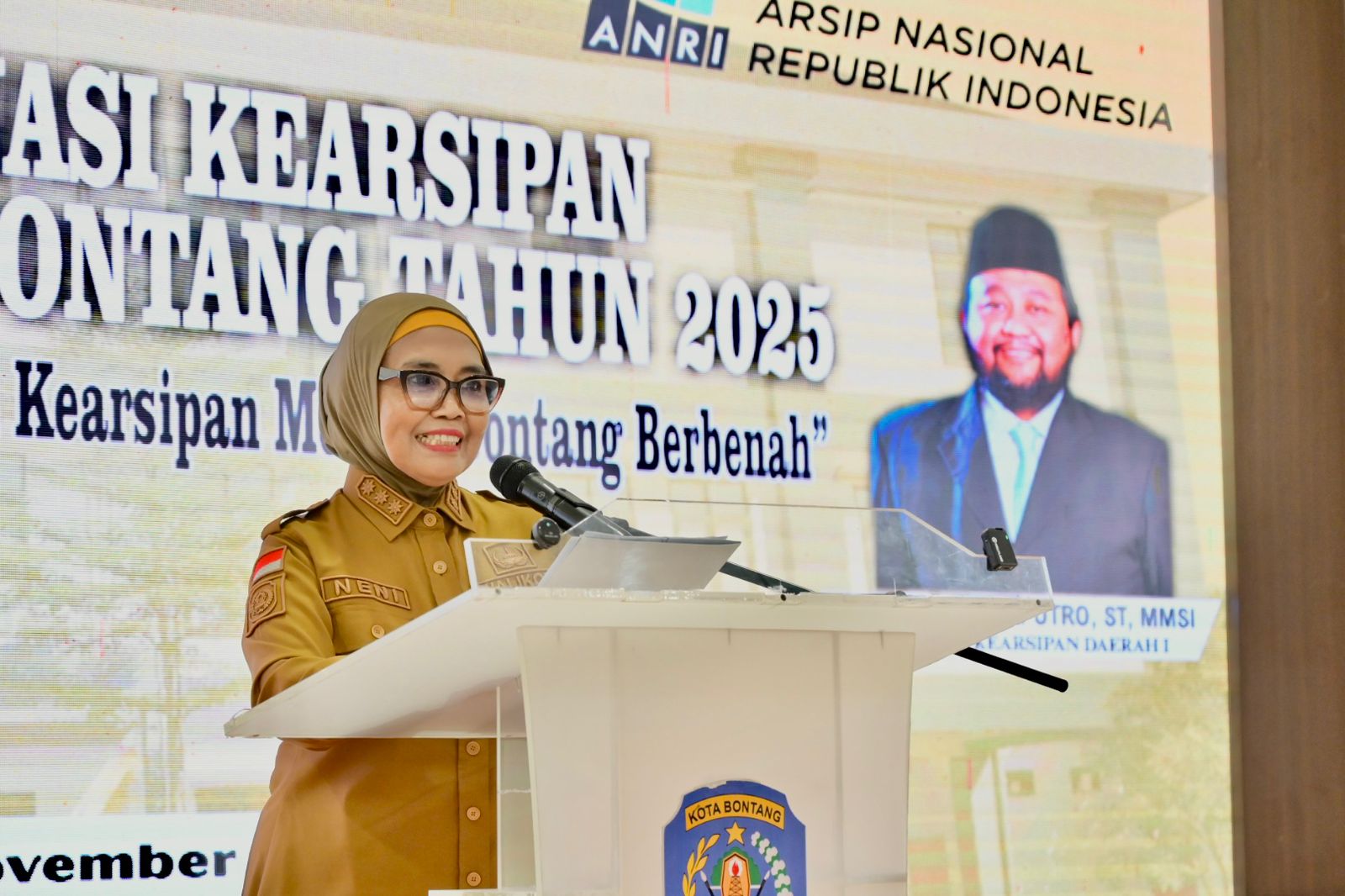 Wali Kota Bontang, Neni Moerniaeni. (KMF-FIRMANZA UNTUK BERAU POST)