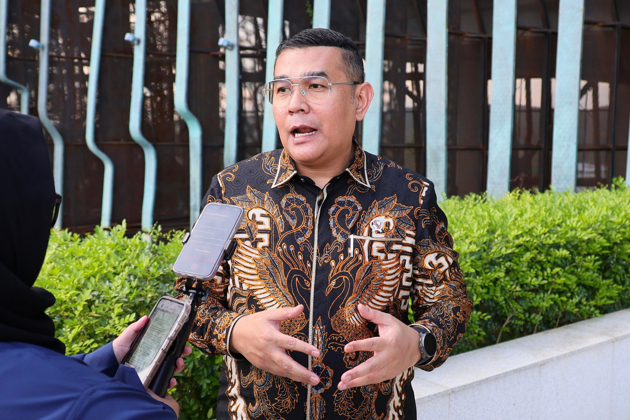 RAKOR: Wamn ATR/BPN Ossy Dermawan mengikuti rapat koordinasi dan monitoring capaian pembangunan tahap 1 dan 2 IKN. (ATR/BPN)