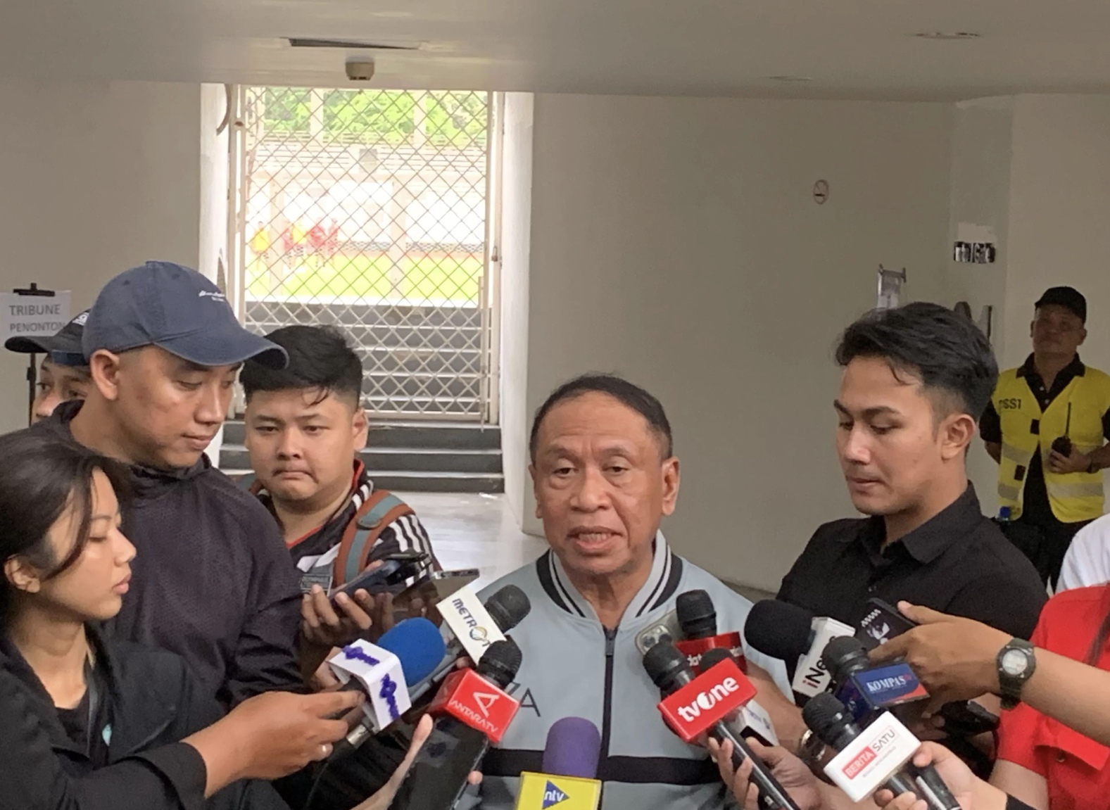 Wakil Ketua Umum PSSI I, Zainudin Amali angkat bicara mengenai rumor pelatih Timnas Indonesia, termasuk Timur Kapadze dan Heimir Hallgrimsson. (Dimas Ramadhan/JawaPos.com)