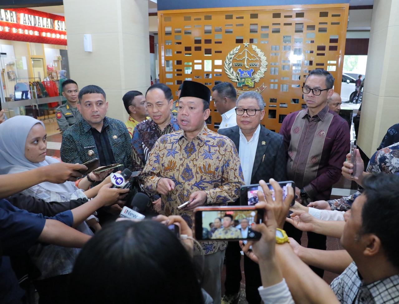 IMBAUAN: Menteri ATR/BPN Nusron Wahid mengimbau masyarakat untuk melakukan pemutakhiran data untuk sertifikat tanah terbitan lama. (ATR/BPN UNTUK BP)