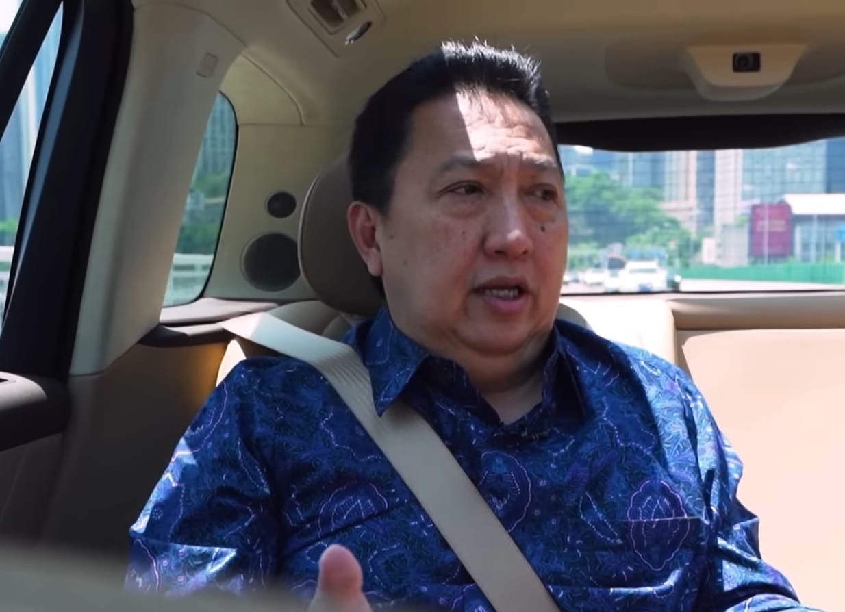 Pengusaha Garibaldi Thohir atau Boy Thohir membeli 3,1 juta saham PT Trimegah Sekuritas Indonesia Tbk (TRIM). (Tangkapan layar YouTube BW.)