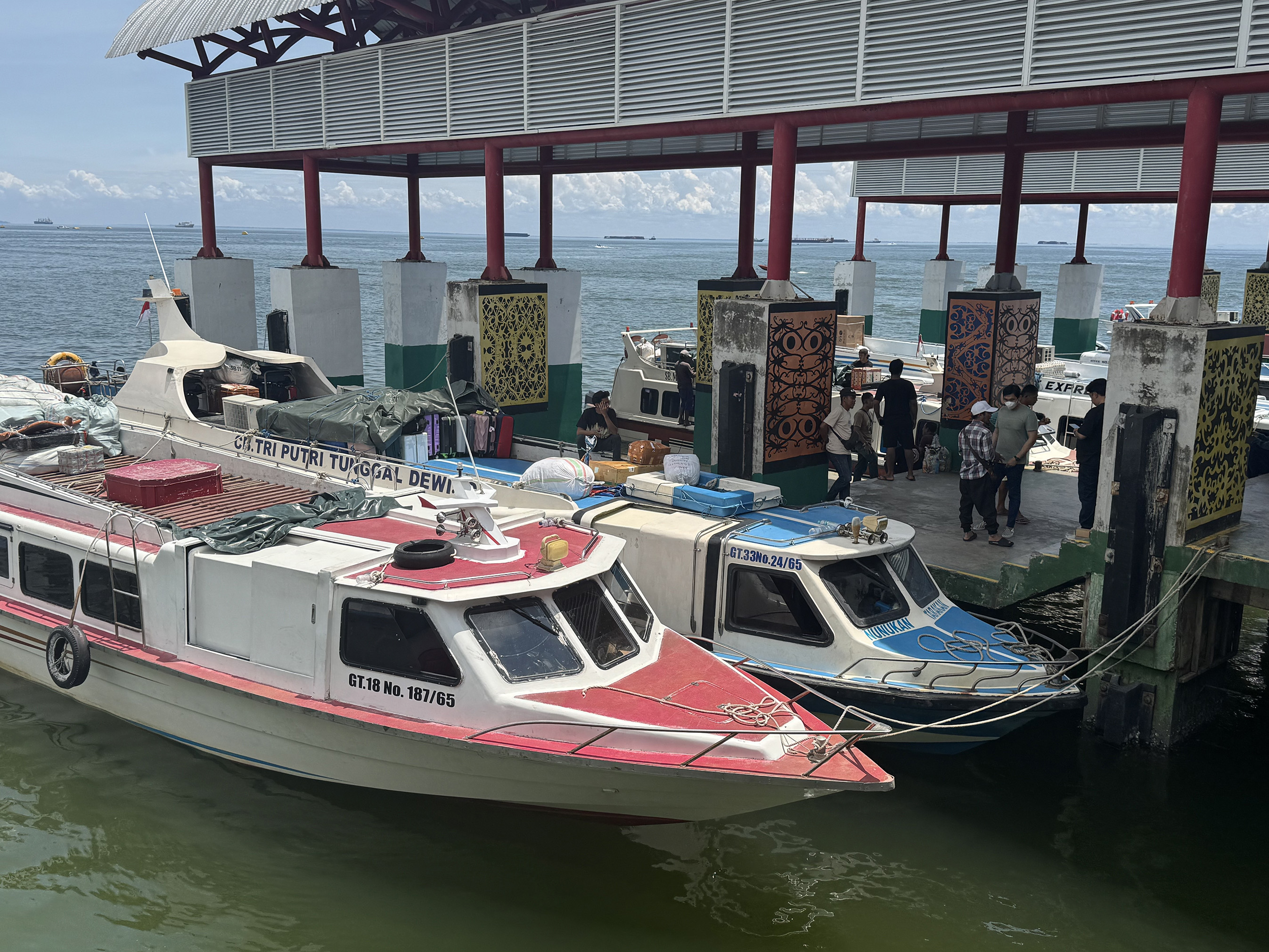TRANSPORTASI AIR: Armada speedboat yang melayani trayek antarkabupaten dan kota di wilayah Kaltara akan dilakukan ramp check jelang Nataru 2026. (HRK)