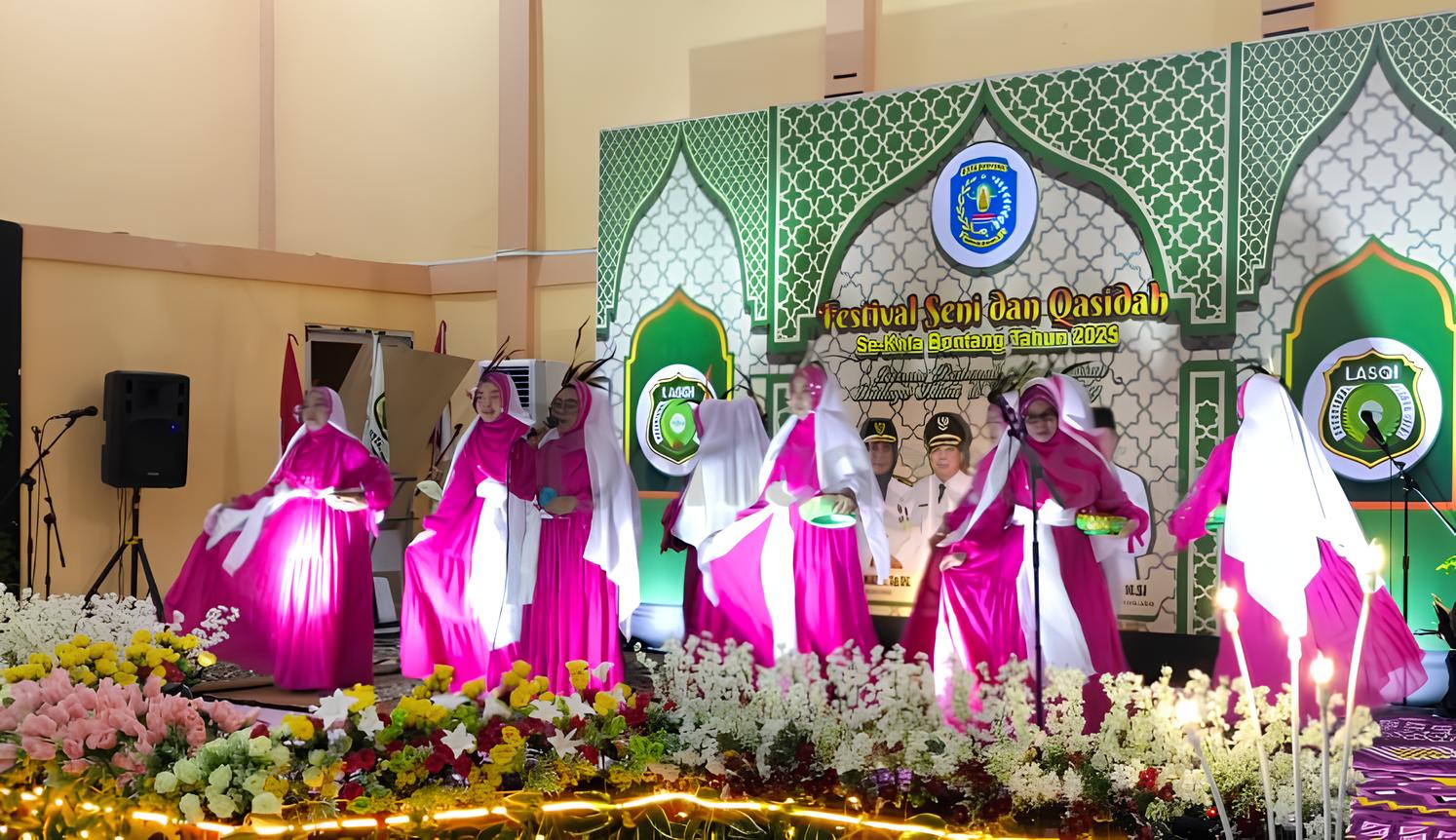 BUDAYAKAN KESENIAN: Pelaksanaan Festival Seni dan Qasidah 2025 yang dilaksanakan di Aula Sekolah Luar Biasa Bontang. (NUGRAH UNTUK BERAU POST)