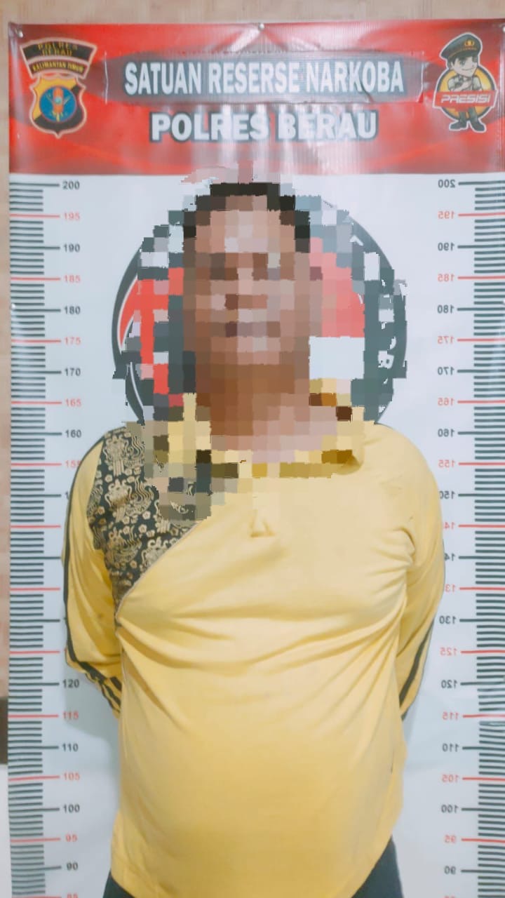 DIAMANKAN: Polisi mengamankan RS yang didapati memiliki sabu-sabu dengan jumlah yang cukup besar. (HUMAS POLRES BERAU UNTUK BERAU POST)