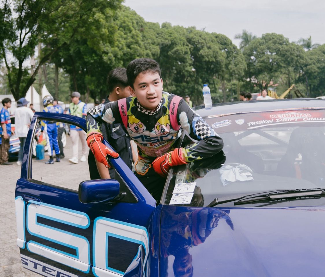 Drifter muda Ahmad Rofbell Ardante Sahroni (Obell). (Instagram: @obellcar)