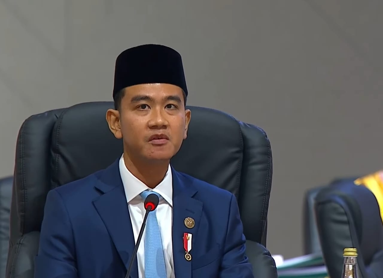 Wapres Gibran Rakabuming bicara soal MBG saat pidato sesi kedua KTT G20. (YouTube/Wakil Presiden RI)