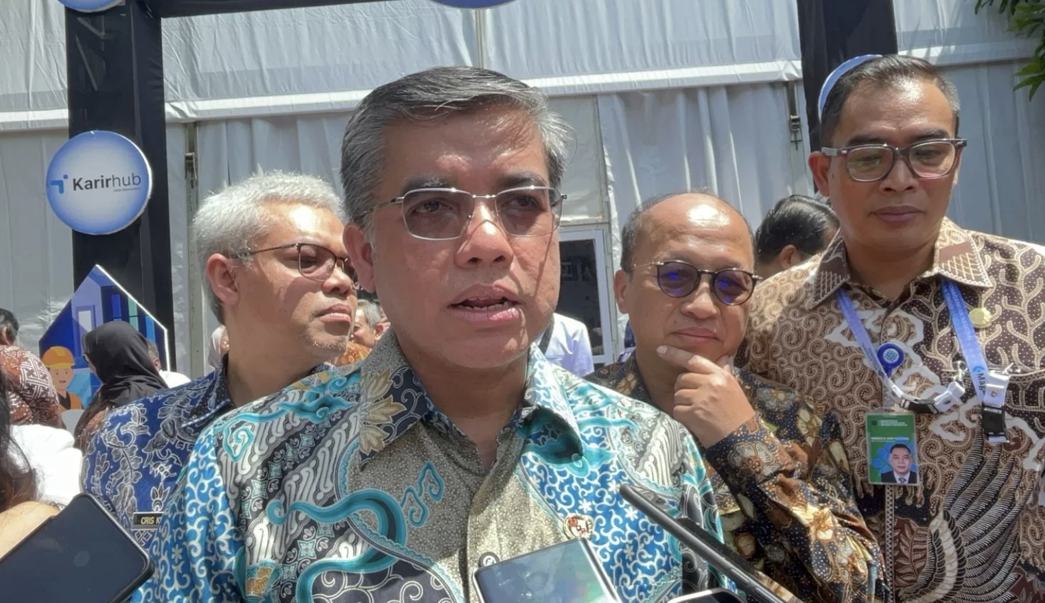 Menteri Ketenagakerjaan Yassierli. (Nurul Fitriana/JawaPos.com)